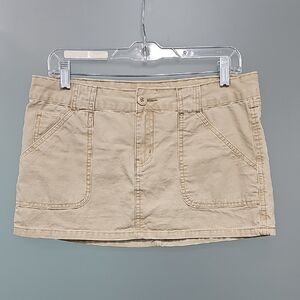 Abercrombie & Fitch Beige Cotton Skirt